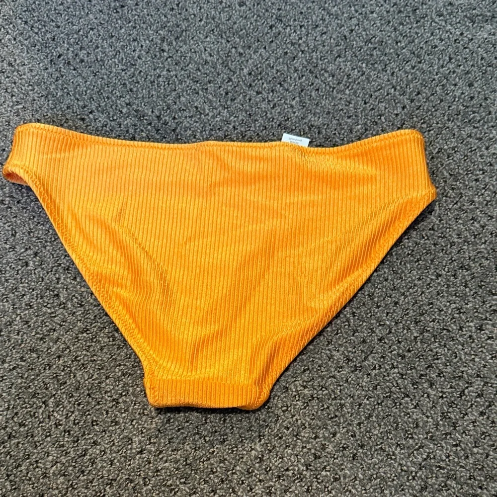 Aerie Women's Bright Orange Bikini Bottom - Picture 3 of 3